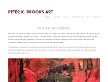 Tablet Screenshot of pkbrooksart.com
